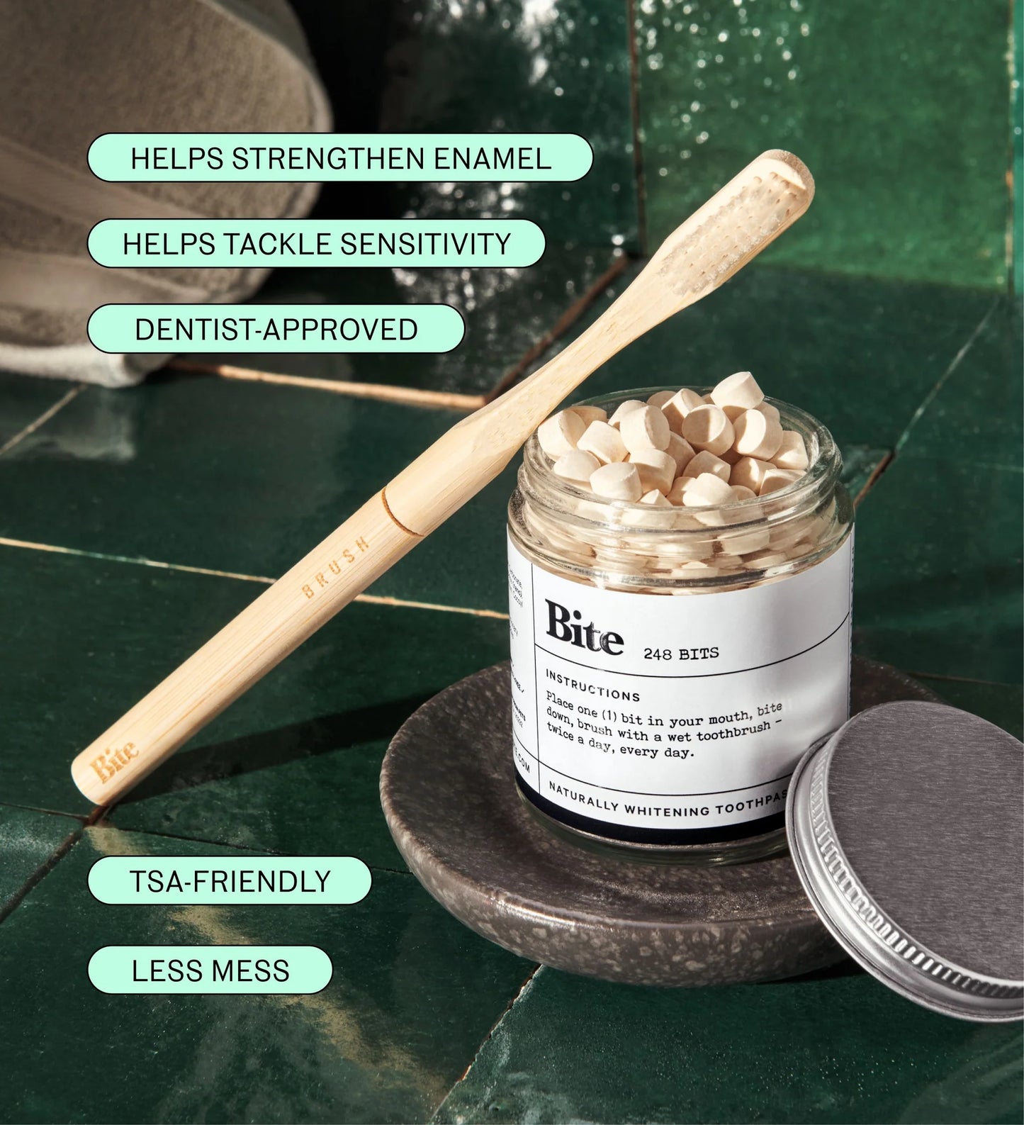 Rexura Bite Plastic-Free Tooth Tabs (62 Bits)